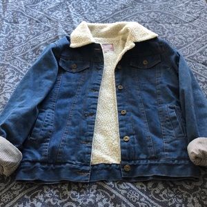 Warm denim jacket